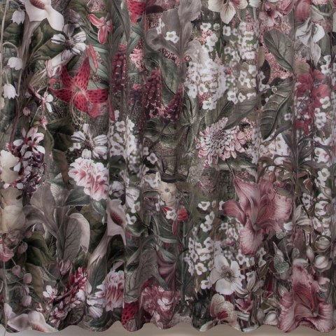 ZASŁONA GOTOWA GLORY NA TAŚMIE 140 X 270 CM SZAROBEŻOWY