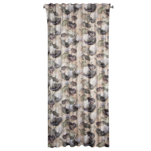ZASŁONA GOTOWA LOTOS NA TAŚMIE 140 X 270 CM BEŻOWY ZASŁONA GOTOWA LOTOS NA TAŚMIE 140 X 270 CM BEŻOWY