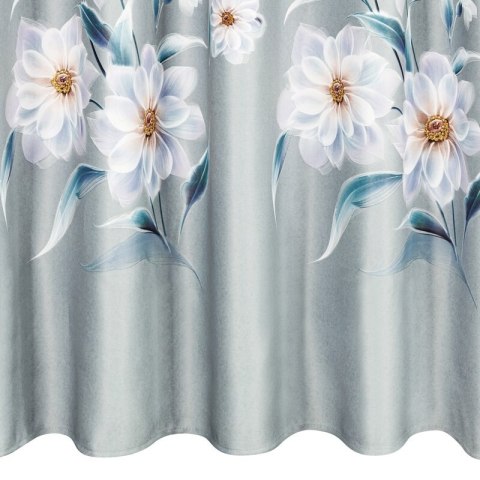 ZASŁONA GOTOWA NILA NA TAŚMIE 140 X 270 CM SREBRNY ZASŁONA GOTOWA NILA NA TAŚMIE 140 X 270 CM SREBRNY