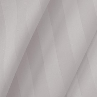 Poszewka satyna bambusowo-bawełniana STRIPE GREY/70x80 z listwą