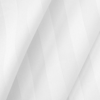 Poszewka satyna bambusowo-bawełniana STRIPE WHITE/40x40
