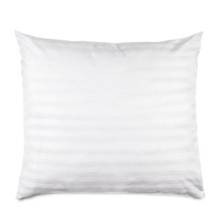 Poszewka satyna bambusowo-bawełniana STRIPE WHITE/50x60