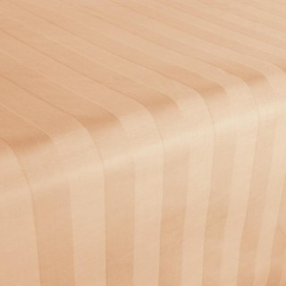 Prześcieradło satyna bambusowo-bawełniana STRIPE BEIGE/220x260
