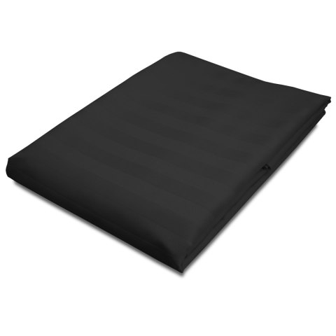 Prześcieradło satyna bambusowo-bawełniana STRIPE BLACK/160x240 Prześcieradło satyna bambusowo-bawełniana STRIPE BLACK/160x240
