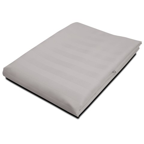 Prześcieradło satyna bambusowo-bawełniana STRIPE GREY/220x260 Prześcieradło satyna bambusowo-bawełniana STRIPE GREY/220x260