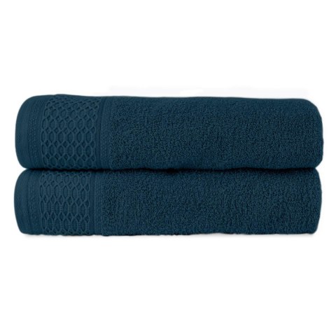 Ręcznik D Bawełna 100% Solano Krem + Granat (P) 2x50x90+2x70x140 kpl. Ręcznik D Bawełna 100% Solano Krem + Granat (P) 2x50x90+2x70x140 kpl.