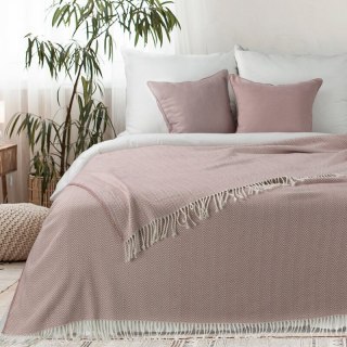 KOC PLED 6 180 X 220 CM RÓŻOWY