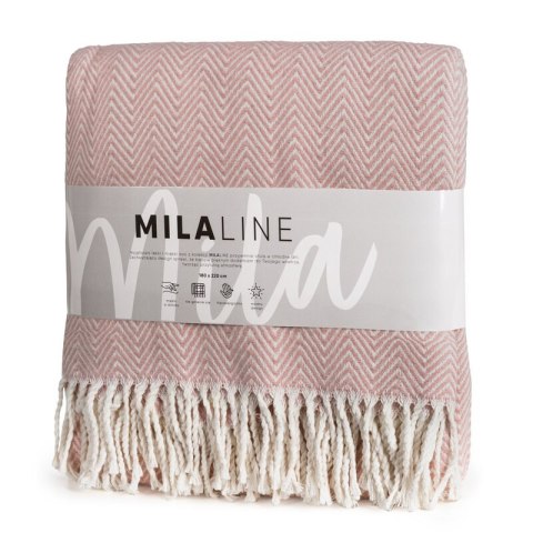 KOC PLED 6 180 X 220 CM RÓŻOWY