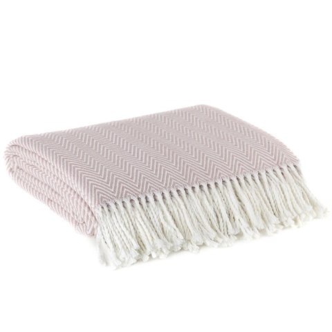 KOC PLED 6 180 X 220 CM RÓŻOWY