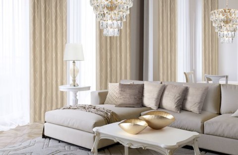 ZASŁONA DEKORACYJNA PIERRE CARDIN MARGO 140 X 250 CM BEŻOWY ZASŁONA DEKORACYJNA PIERRE CARDIN MARGO 140 X 250 CM BEŻOWY