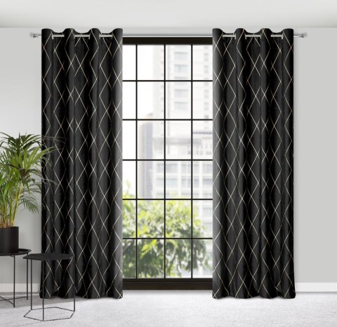 ZASŁONA DEKORACYJNA PIERRE CARDIN MARGO 140 X 250 CM CZARNY ZASŁONA DEKORACYJNA PIERRE CARDIN MARGO 140 X 250 CM CZARNY