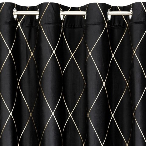 ZASŁONA DEKORACYJNA PIERRE CARDIN MARGO 140 X 250 CM CZARNY ZASŁONA DEKORACYJNA PIERRE CARDIN MARGO 140 X 250 CM CZARNY