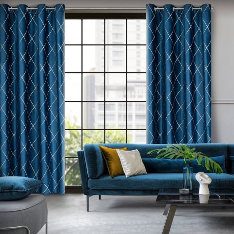 ZASŁONA DEKORACYJNA PIERRE CARDIN MARGO 140 X 250 CM GRANATOWY ZASŁONA DEKORACYJNA PIERRE CARDIN MARGO 140 X 250 CM GRANATOWY