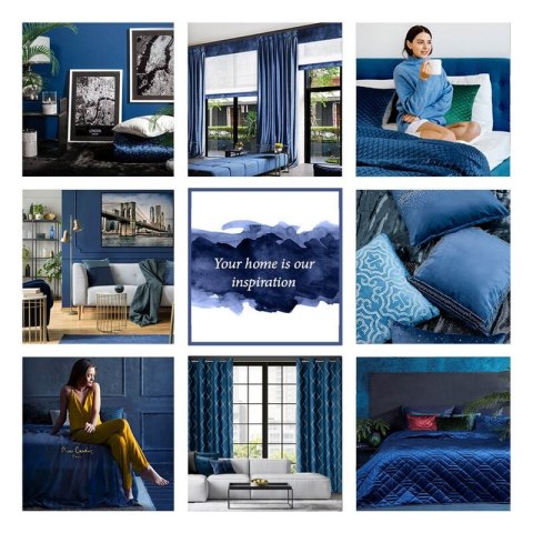 ZASŁONA DEKORACYJNA PIERRE CARDIN MARGO 140 X 250 CM GRANATOWY ZASŁONA DEKORACYJNA PIERRE CARDIN MARGO 140 X 250 CM GRANATOWY