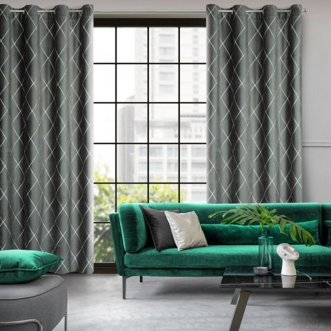 ZASŁONA DEKORACYJNA PIERRE CARDIN MARGO 140 X 250 CM JASNOSZARY ZASŁONA DEKORACYJNA PIERRE CARDIN MARGO 140 X 250 CM JASNOSZARY