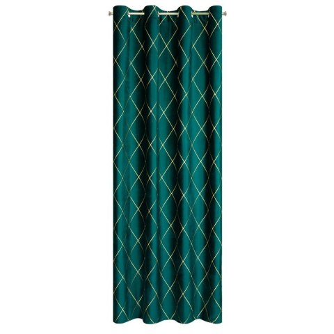 ZASŁONA DEKORACYJNA PIERRE CARDIN MARGO 140 X 250 CM TURKUSOWY