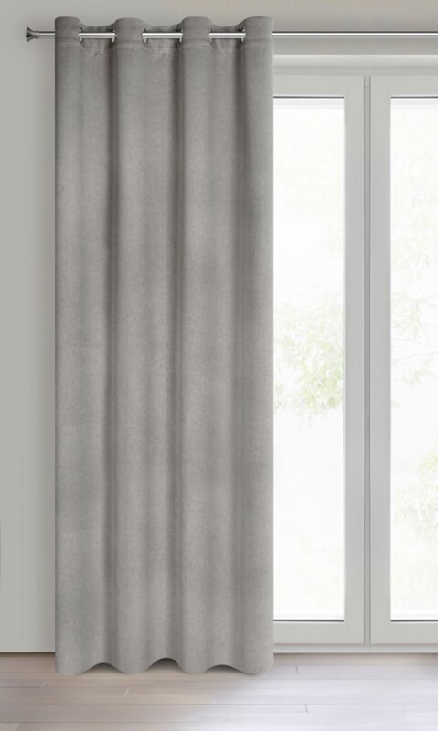 ZASŁONA GOTOWA AMARO 140 X 250 CM SZAROBEŻOWY ZASŁONA GOTOWA AMARO 140 X 250 CM SZAROBEŻOWY