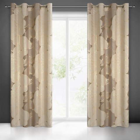 ZASŁONA GOTOWA FREZJA 140 X 250 CM BEŻOWY ZASŁONA GOTOWA FREZJA 140 X 250 CM BEŻOWY