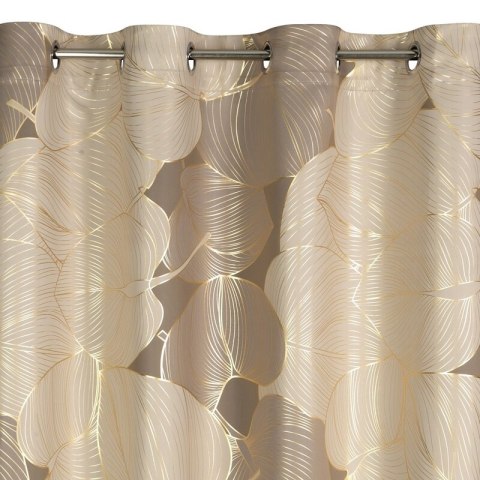 ZASŁONA GOTOWA FREZJA 140 X 250 CM BEŻOWY ZASŁONA GOTOWA FREZJA 140 X 250 CM BEŻOWY