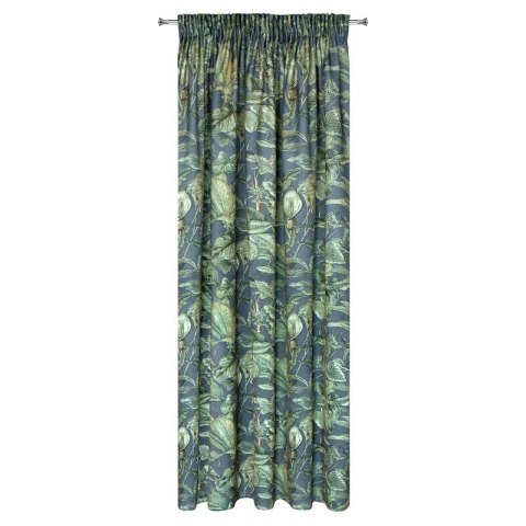 ZASŁONA GOTOWA KLARA NA TAŚMIE 140 X 270 CM ZIELONY ZASŁONA GOTOWA KLARA NA TAŚMIE 140 X 270 CM ZIELONY