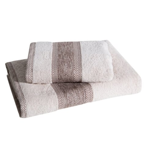 KOMPLET RĘCZNIKÓW 2 37 X 25 X 6 CM BEŻOWY KOMPLET RĘCZNIKÓW 2 37 X 25 X 6 CM BEŻOWY