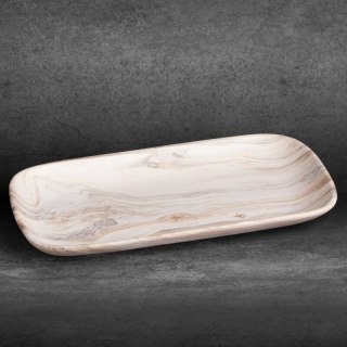 PATERA DEKORACYJNA ASLI (01) 30 X 16 X 3 CM BIAŁY