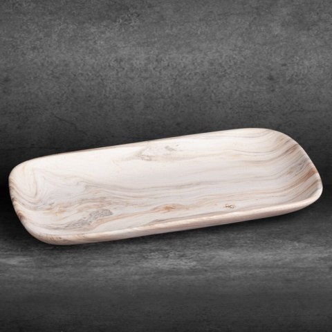 PATERA DEKORACYJNA ASLI (01) 30 X 16 X 3 CM BIAŁY PATERA DEKORACYJNA ASLI (01) 30 X 16 X 3 CM BIAŁY