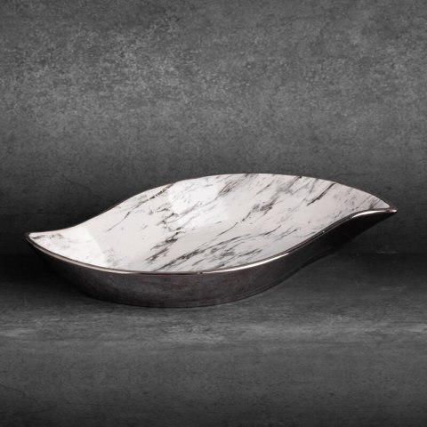 PATERA DEKORACYJNA SANA (01) 31 X 17 X 5 CM BIAŁY PATERA DEKORACYJNA SANA (01) 31 X 17 X 5 CM BIAŁY