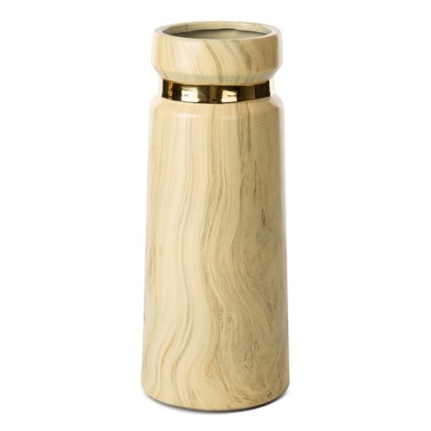 WAZON DEKORACYJNY ALIZA FI 12 X 30 CM BEŻOWY WAZON DEKORACYJNY ALIZA FI 12 X 30 CM BEŻOWY