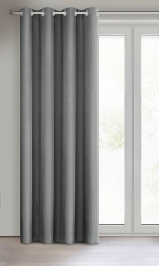 ZASŁONA GOTOWA RITA 140 X 250 CM SZARY