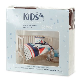 KOMPLET POŚCIELI DZIECIĘCEJ KID 10 100 X 135 CM BIAŁY