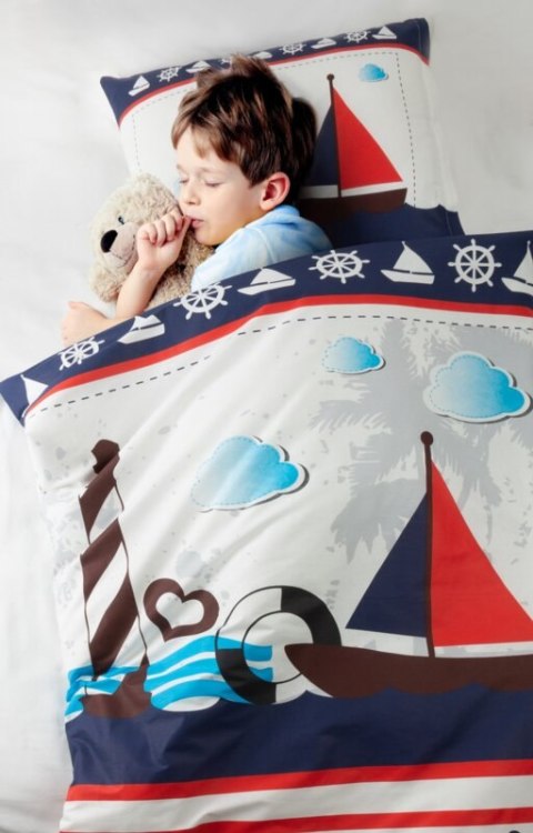 KOMPLET POŚCIELI DZIECIĘCEJ KID 10 100 X 135 CM BIAŁY