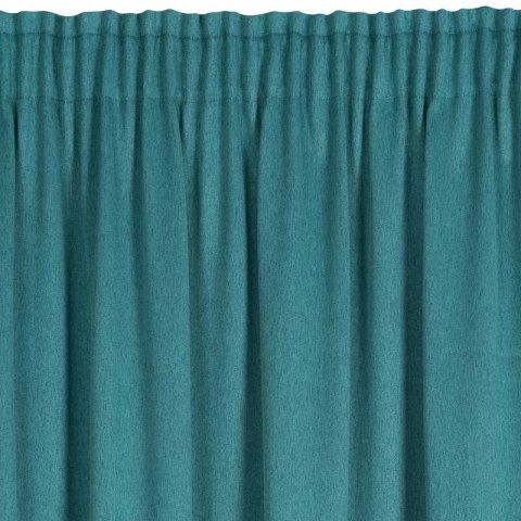 ZASŁONA GOTOWA CARLO NA TAŚMIE 130 X 300 CM CIEMNOTURKUSOWY ZASŁONA GOTOWA CARLO NA TAŚMIE 130 X 300 CM CIEMNOTURKUSOWY