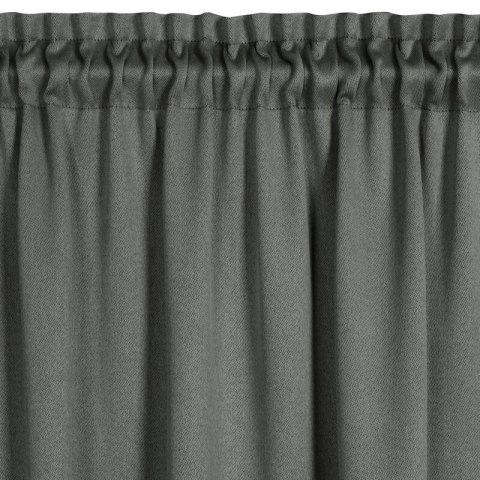 ZASŁONA GOTOWA CARLO NA TAŚMIE 130 X 300 CM POPIELATY ZASŁONA GOTOWA CARLO NA TAŚMIE 130 X 300 CM POPIELATY