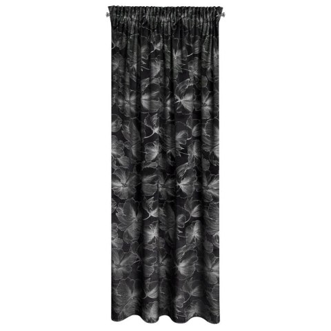 ZASŁONA GOTOWA STELLA NA TAŚMIE 140 X 300 CM CZARNY ZASŁONA GOTOWA STELLA NA TAŚMIE 140 X 300 CM CZARNY