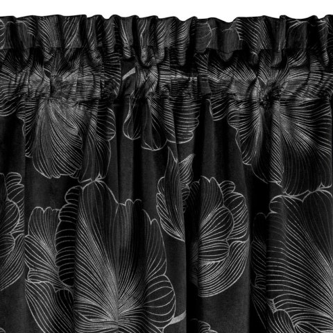 ZASŁONA GOTOWA STELLA NA TAŚMIE 140 X 300 CM CZARNY ZASŁONA GOTOWA STELLA NA TAŚMIE 140 X 300 CM CZARNY