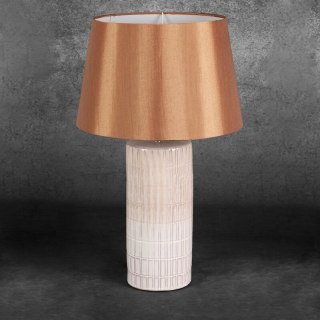 LAMPA DEKORACYJNA EDNA (01) FI 33 X 56 CM KREMOWY