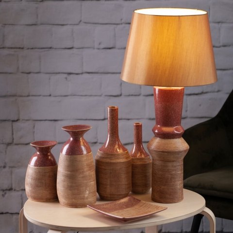LAMPA DEKORACYJNA ELDA (01) FI 35 X 75 CM CEGLASTY LAMPA DEKORACYJNA ELDA (01) FI 35 X 75 CM CEGLASTY