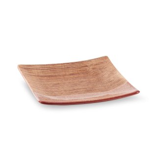 PATERA DEKORACYJNA ELDA (01) 22 X 22 X 4 CM CZERWONY