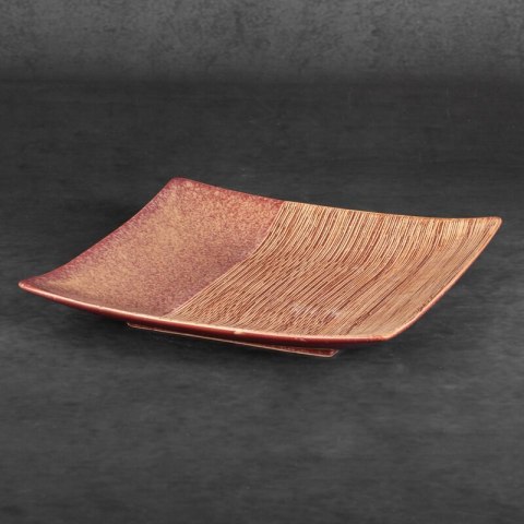 PATERA DEKORACYJNA ELDA (02) 27 X 27 X 5 CM CZERWONY PATERA DEKORACYJNA ELDA (02) 27 X 27 X 5 CM CZERWONY
