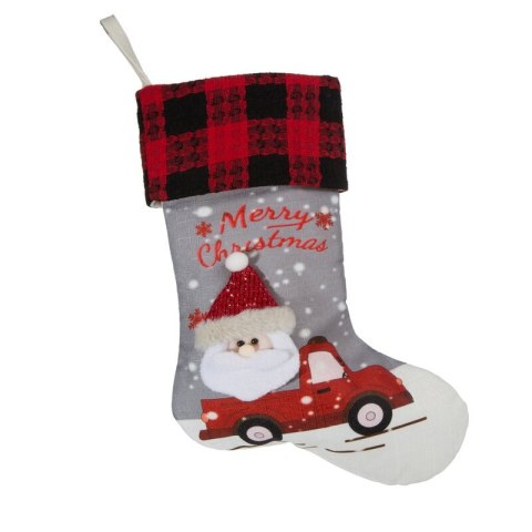 ŚWIĄTECZNA OZDOBA SANTA 50 CM JASNOSZARY ŚWIĄTECZNA OZDOBA SANTA 50 CM JASNOSZARY