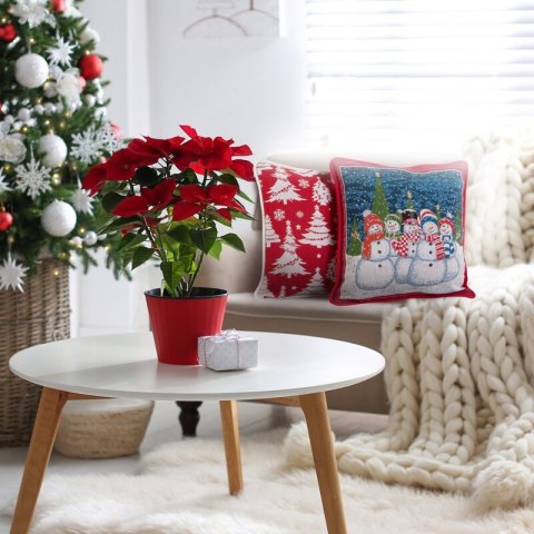 ŚWIĄTECZNA POSZEWKA XMAS 45 X 45 CM CZERWONY ŚWIĄTECZNA POSZEWKA XMAS 45 X 45 CM CZERWONY