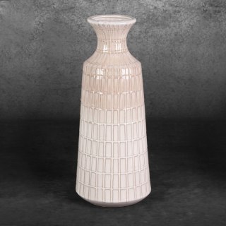 WAZON DEKORACYJNY EDNA (06) FI 16 X 40 CM KREMOWY