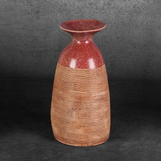 WAZON DEKORACYJNY ELDA (03) 17 X 16 X 31 CM CZERWONY