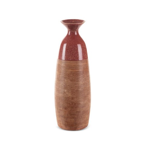WAZON DEKORACYJNY ELDA (04) 18 X 17 X 51 CM CZERWONY WAZON DEKORACYJNY ELDA (04) 18 X 17 X 51 CM CZERWONY