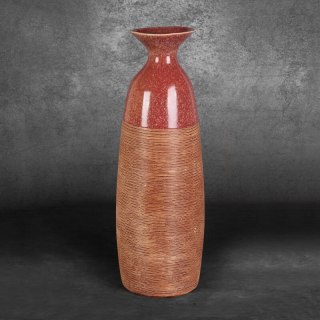 WAZON DEKORACYJNY ELDA (04) 18 X 17 X 51 CM CZERWONY