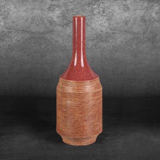 WAZON DEKORACYJNY ELDA (07) FI 16 X 48 CM CZERWONY