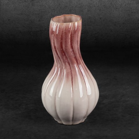 WAZON DEKORACYJNY EVITA (02) FI 17 X 32 CM KREMOWY
