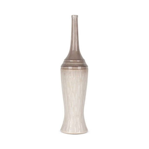 WAZON DEKORACYJNY ROSINA (01) FI 16 X 66 CM KREMOWY WAZON DEKORACYJNY ROSINA (01) FI 16 X 66 CM KREMOWY