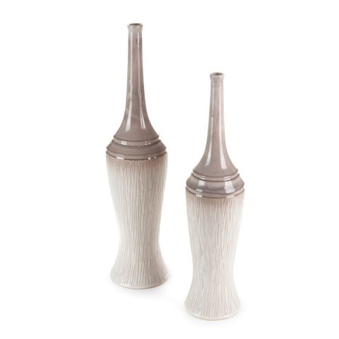 WAZON DEKORACYJNY ROSINA (01) FI 16 X 66 CM KREMOWY WAZON DEKORACYJNY ROSINA (01) FI 16 X 66 CM KREMOWY